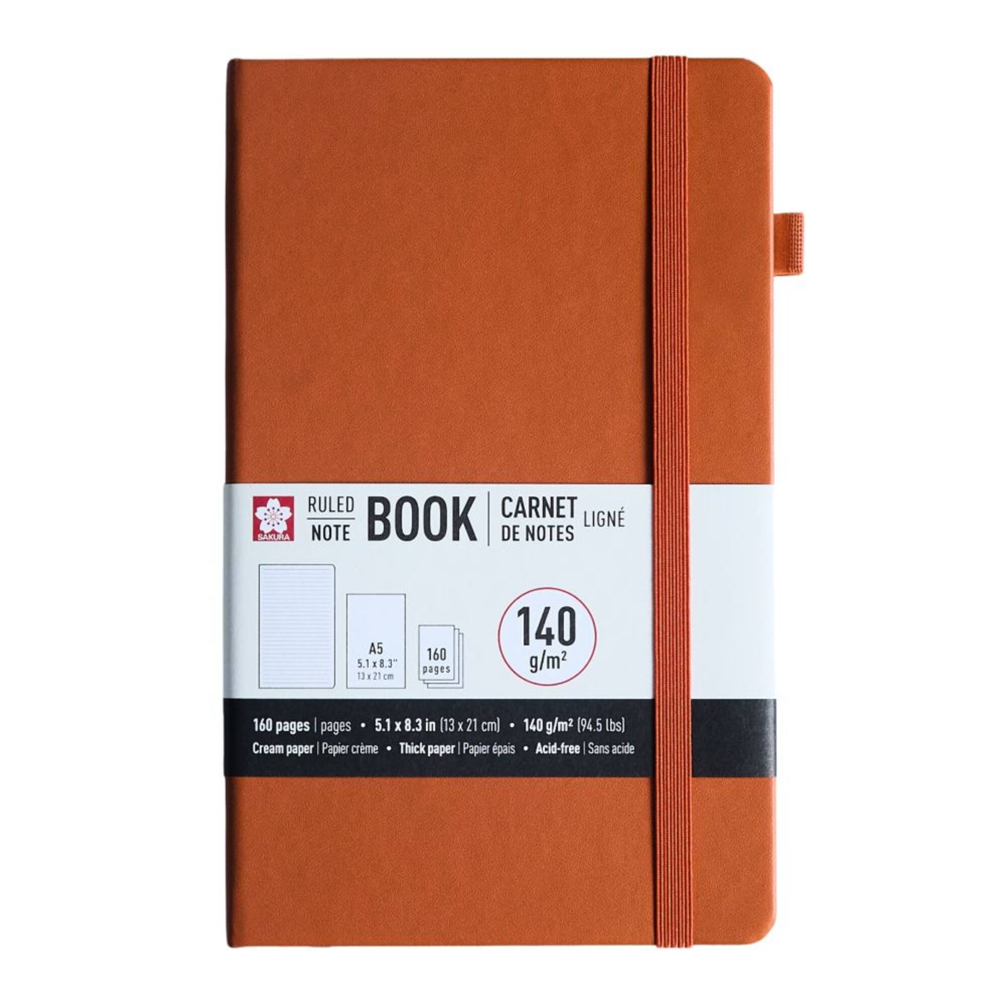 Sakura® 5" x 8.25" Ruled Notebook